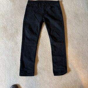 Levi's Men's Dark Black Slim Jeans